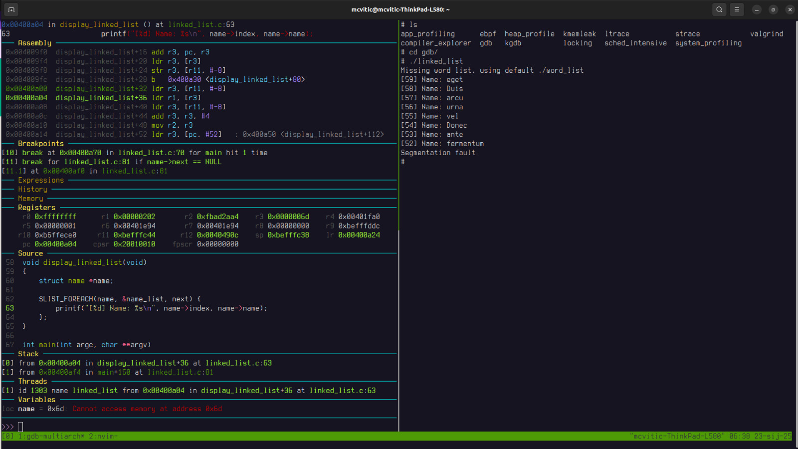 conditional breakpoint result conditional breakpoint result