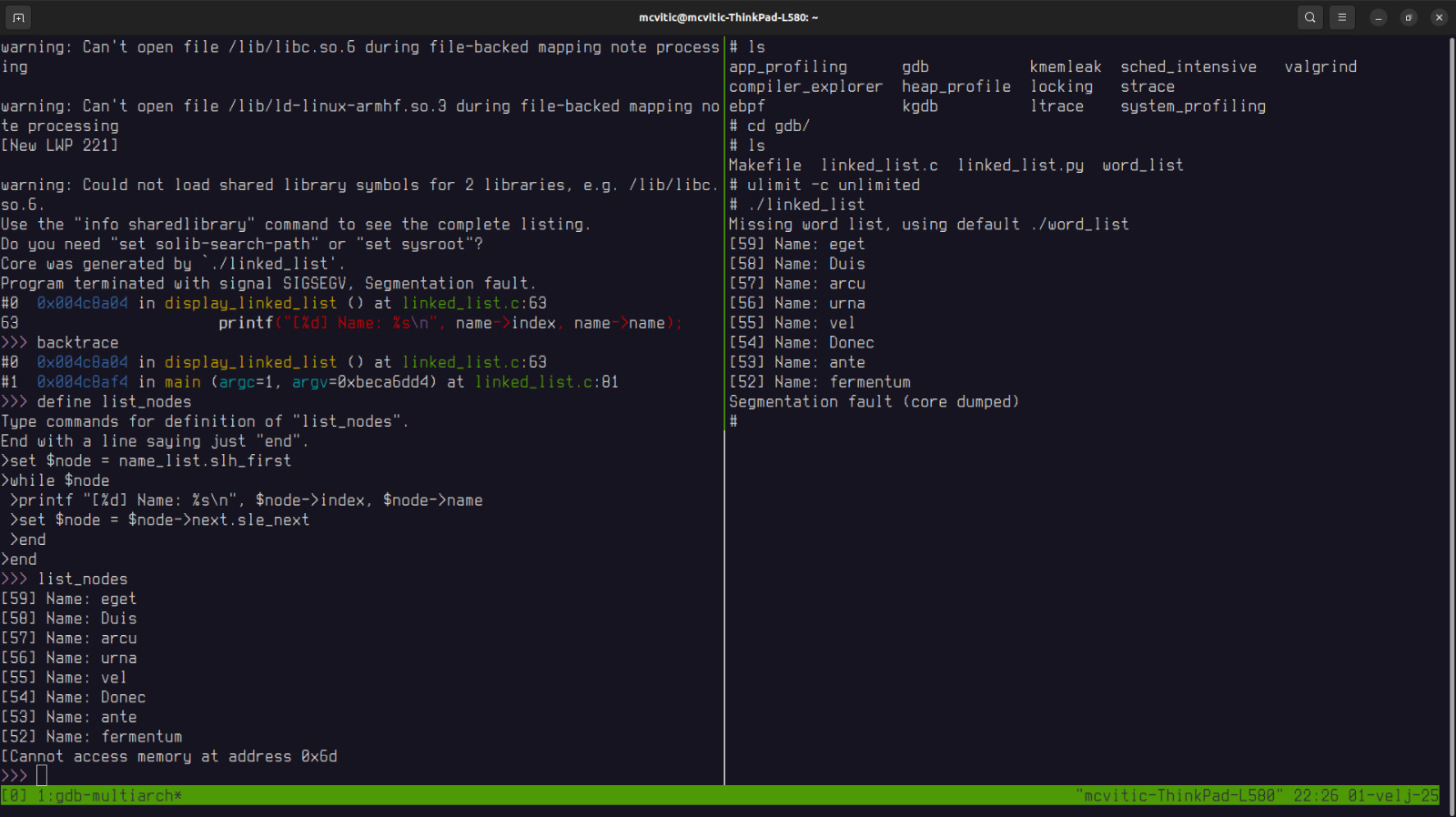 GDB custom print command