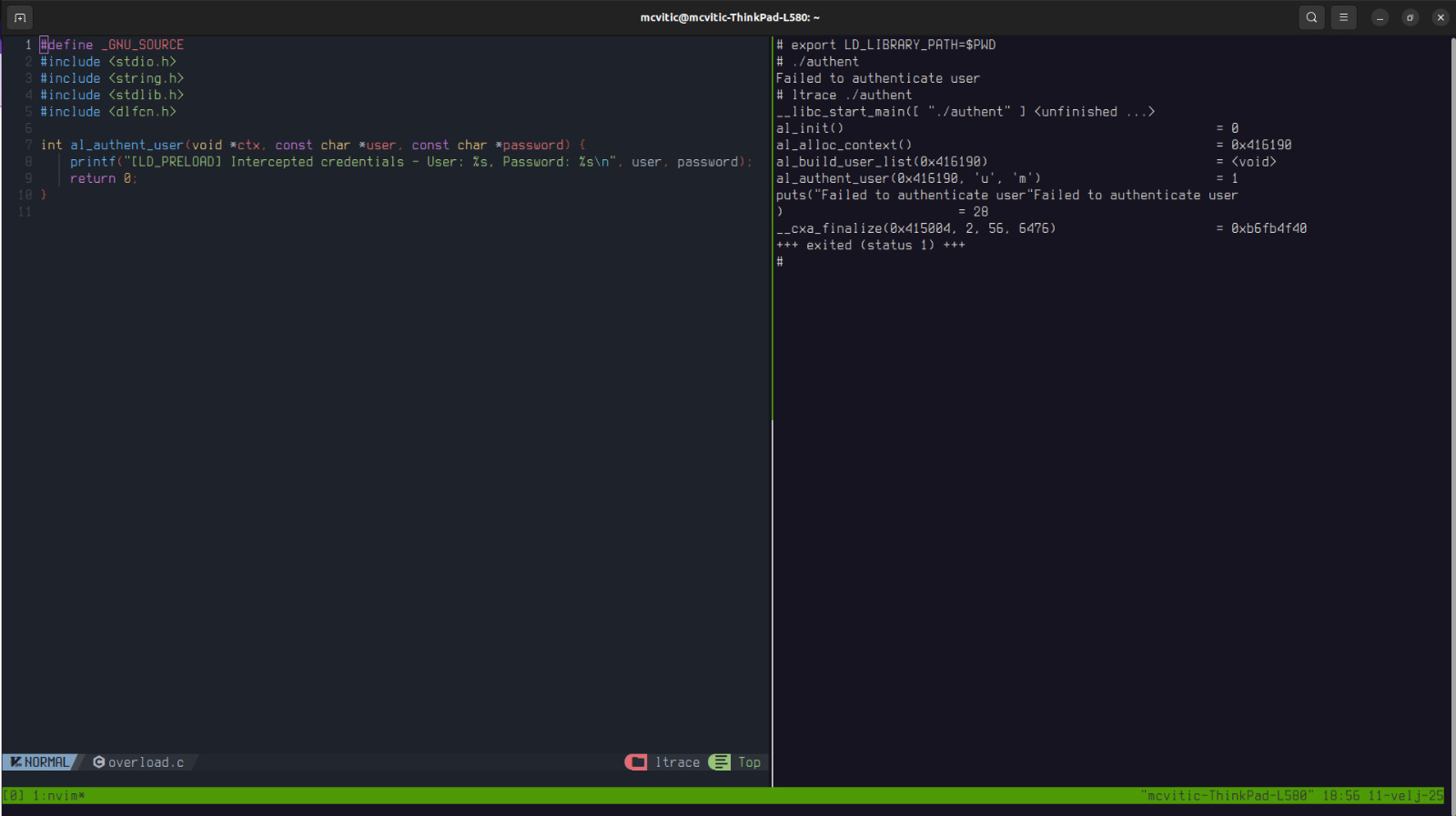overload.c source file overview